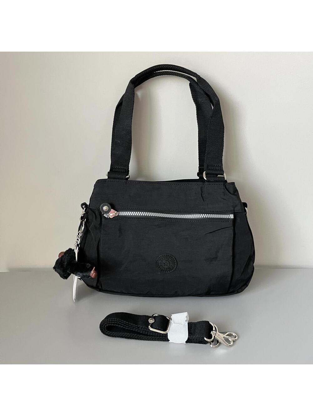 Kipling Elysia Shoulder Bag in Black NWT